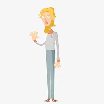 瘦弱女人png下载