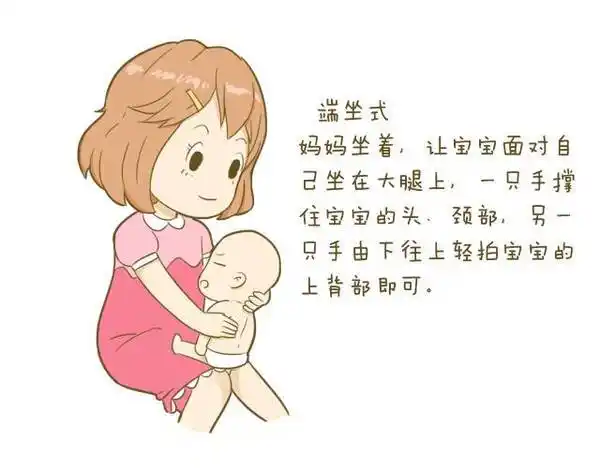 图解宝宝拍嗝的正确步骤,给宝宝拍嗝要注意什么?