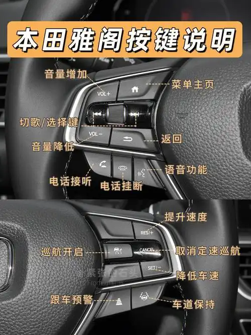 本田十代雅阁按键介绍来啦收藏了再说09