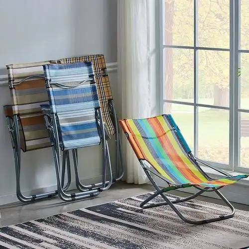 简易便携躺椅阳台家用休闲折叠椅子午休懒人椅办公室午睡靠背椅.