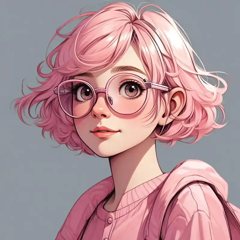 96 卡通头像大赏:戴眼镜的魅力 97 探索戴眼镜的卡通头像世界!