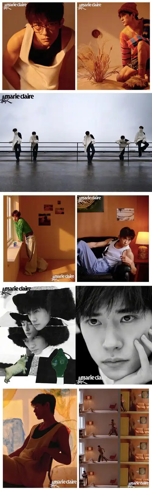 易烊千玺超话生日之际回顾他2023杂志封面大片,潜心拍戏   音乐专辑