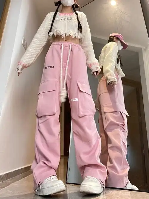 [樱花r]夸夸这条马卡龙配色的粉色裤子这个粉色真的太好看啦!