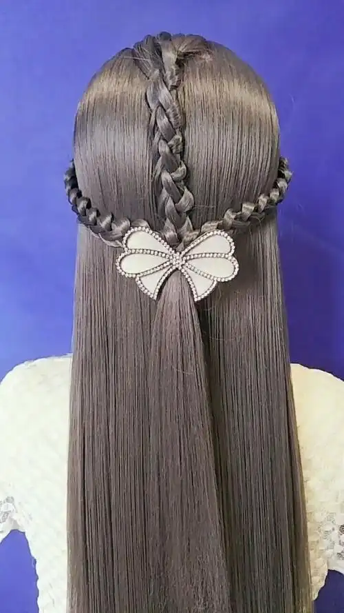 与众不同的四股辫编法,编出来还是很不一般的!