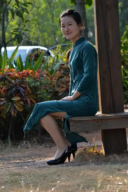 湿地公园小倩旗袍系列