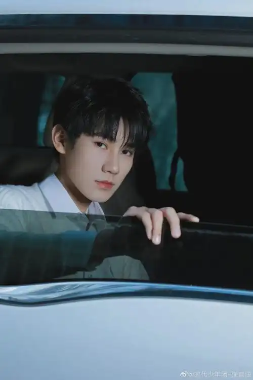 随机暮色暮色下的少年,氛围感侧影照,帅@时代少年团-张真源