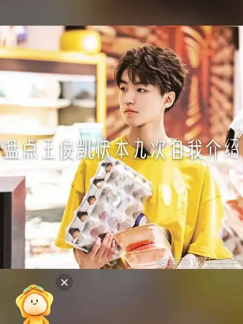 盘点王俊凯的几次介绍