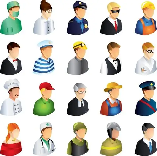 素材模板下载,本次设计元素 作品主题是 各行各业人物矢量素材,编号是