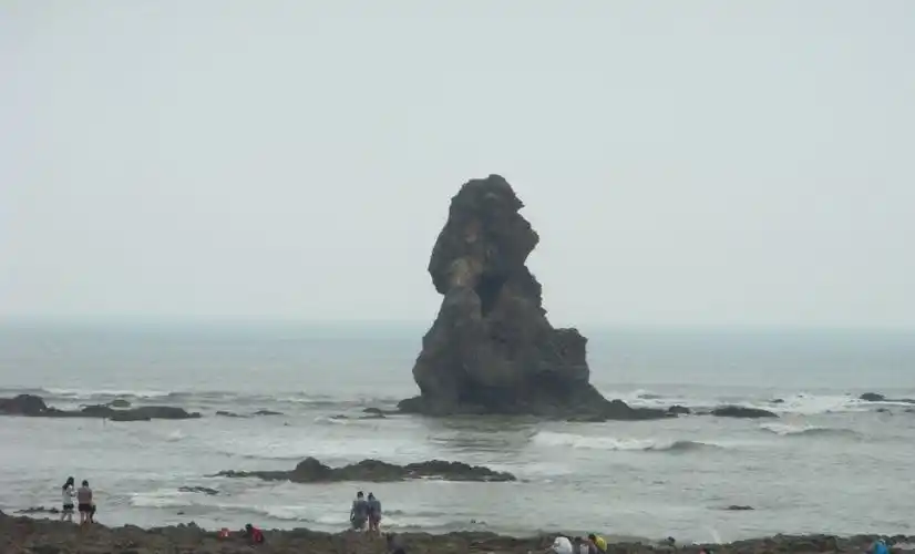 石老人海水浴场,有古老的传说,后被世人称为"女儿岛"_高清图集_新浪网