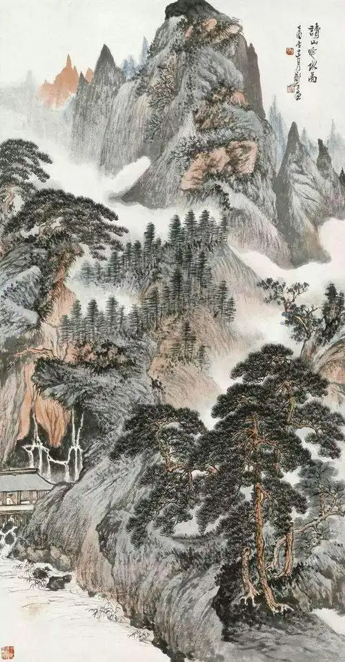中国著名大师郑午昌山水画精选作品(续篇)