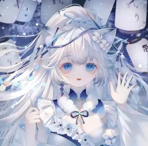 蓝色紫色系列头像下次见面就从一朵花开始吧