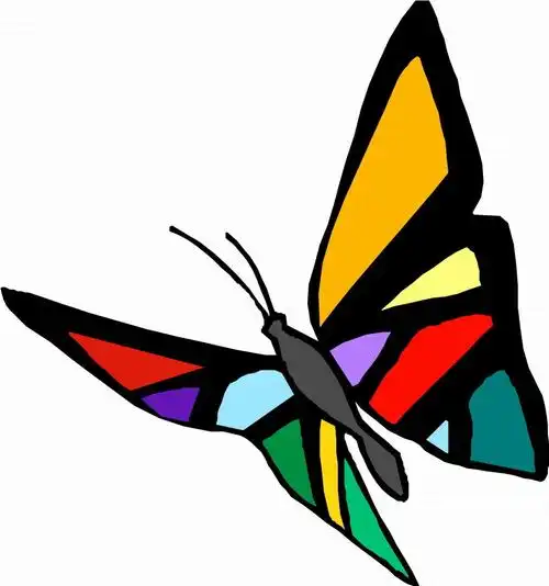 印花矢量图 动物 昆虫 蝴蝶 抽象动物 免费素材