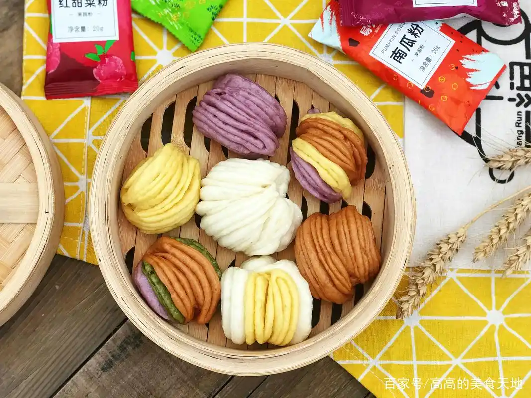 面食花样做法,分分钟教会做多层花卷,营养好吃,宝宝再也不挑食