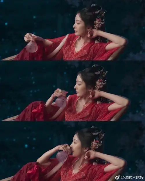 杨幂喝酒封神名场面