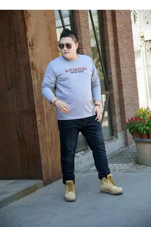 特大号胖子胖子潮上衣服饰外套 官方;ctlai灰 官方;1xl (160-178斤穿)