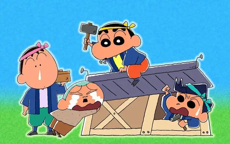 调皮捣蛋鬼!蜡笔小新动漫壁纸