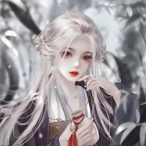 古风女生头像白发红衣好吧图④乱入一个黑发姑娘