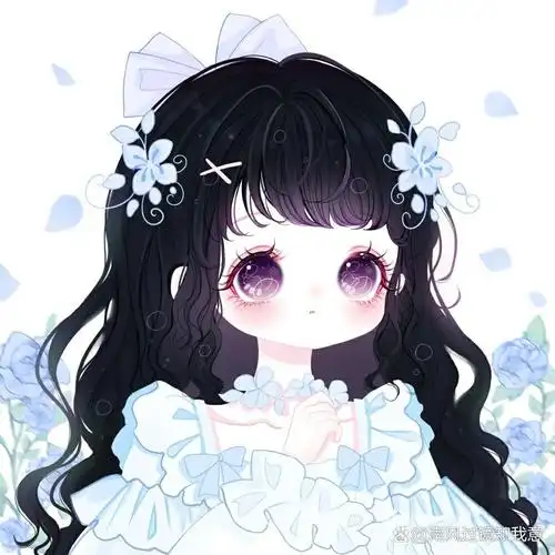 可爱动漫8人闺蜜团头像(二).