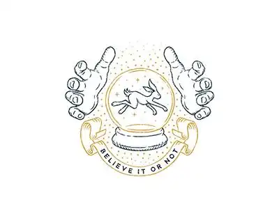 魔法世界20款魔术元素logo设计优优教程网