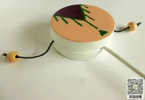 纸杯拨浪鼓制作方法手工拨浪鼓的简单制作方法