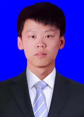 谁帮我ps一下照片 要求是蓝底 黑色西服正装 一寸