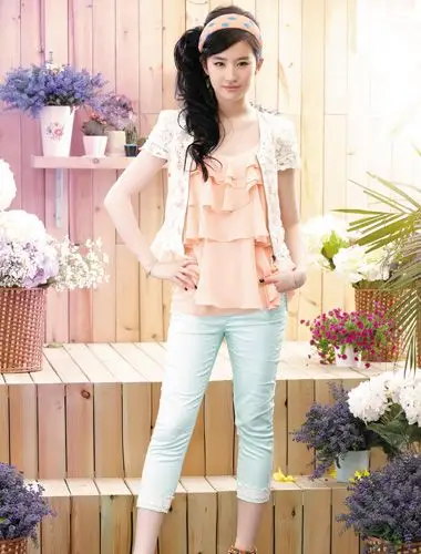 刘亦菲代言拍摄卓多姿2014夏装广告大片 卓多姿2014夏装流行趋势