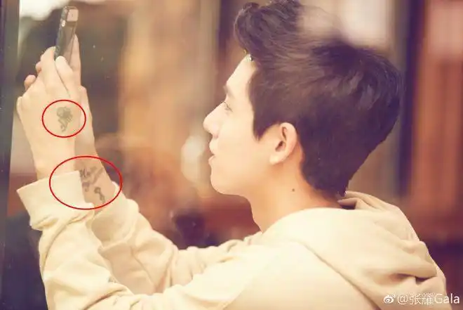 《人不彪悍枉少年》中李渔那样是一个"好学生",他的手上竟然还"纹身"