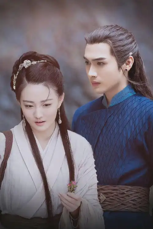 月歌行双人海报#张彬彬第一次演神仙与徐璐两人深情对视太绝了!