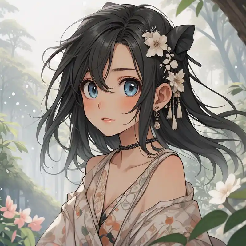 91森系ins风·仙气飘飘头像95 沉浸在这片绿色仙境,与你一同感受