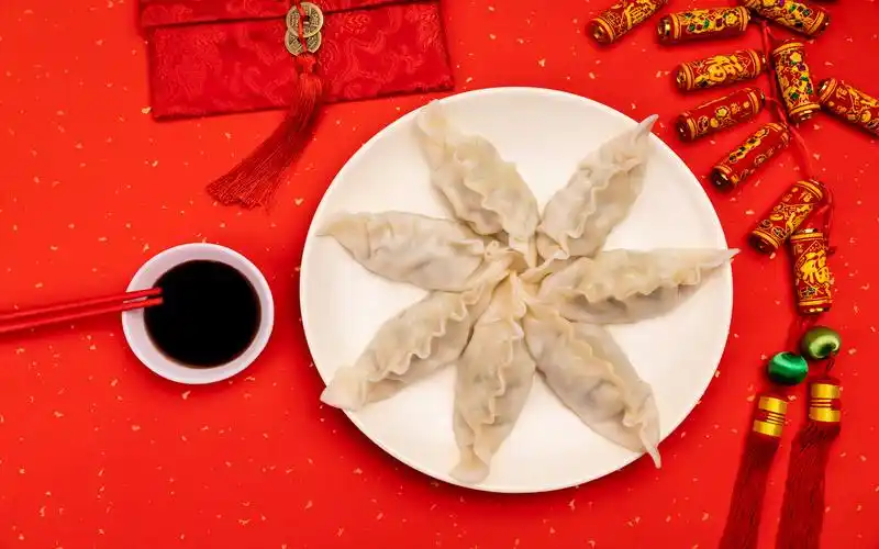 水饺美食高清电脑桌面壁纸图片