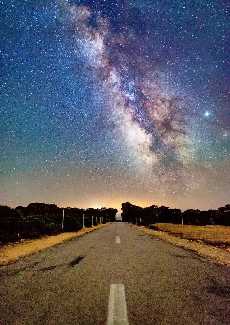 治愈系星空壁纸图集,做朋友圈背景图片充满了高级感,风景高清图 - 抖