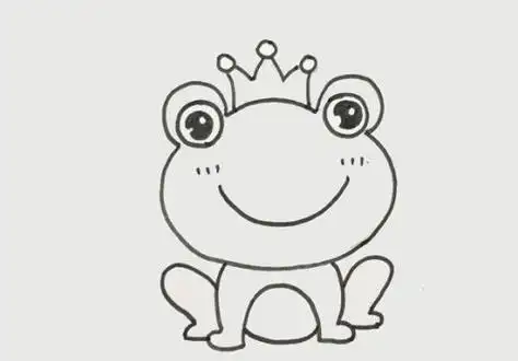 儿童简笔画,动物简笔画,青蛙简笔画,简笔画图片
