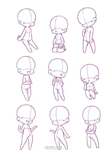 日系厚涂之q版头像的概括与比例