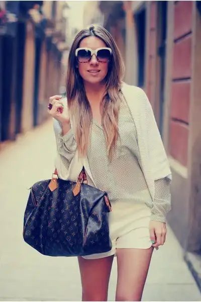 white shorts & chocolate