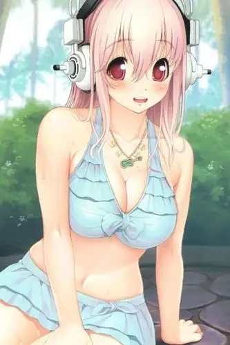 索尼子比基尼性感清凉手机壁纸图片