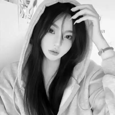 头像女2023高级黑白