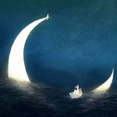 高清唯美有意境的星河漫画头像图片