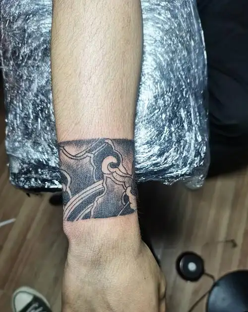 手环纹身图片_手臂纹身图案