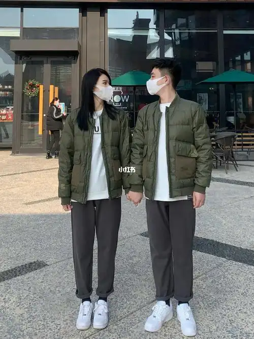 是170和178 是巨蟹座和金牛座 是最好的我们_金牛座_ootd_羽绒服_穿搭