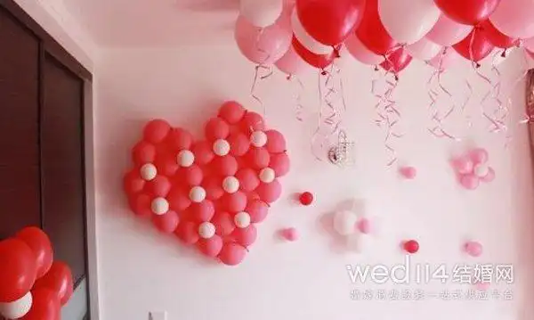 结婚气球怎么贴在墙上 怎么贴好看