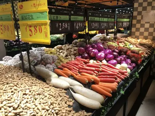 森林公园店7月12日夜市生鲜陈列图片