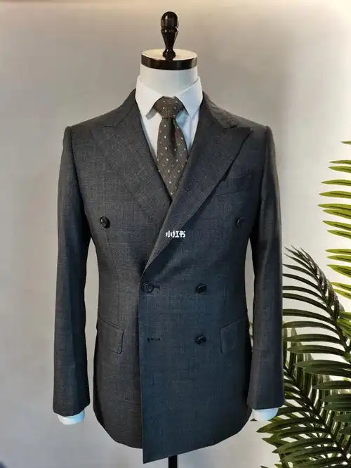 商务西装黑色太正式蓝色像工服|推荐深灰色