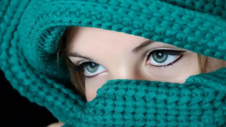 女人迷人的眼睛图片34