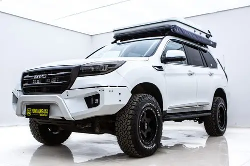 前后杠油箱升高行李框帐篷护板升级案例整车改装哈弗h9改装运良