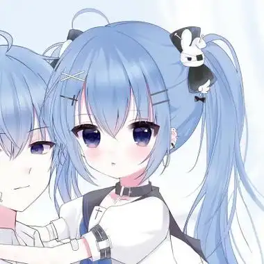 超萌少女心可爱卡通情侣头像