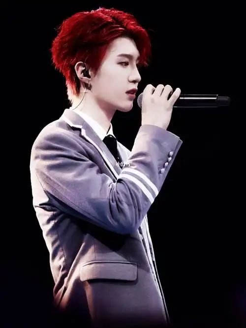 范丞丞惊艳红发壁纸_范丞丞_壁纸_素材_壁纸