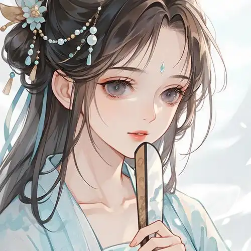 水瓶座女生古风头像👑