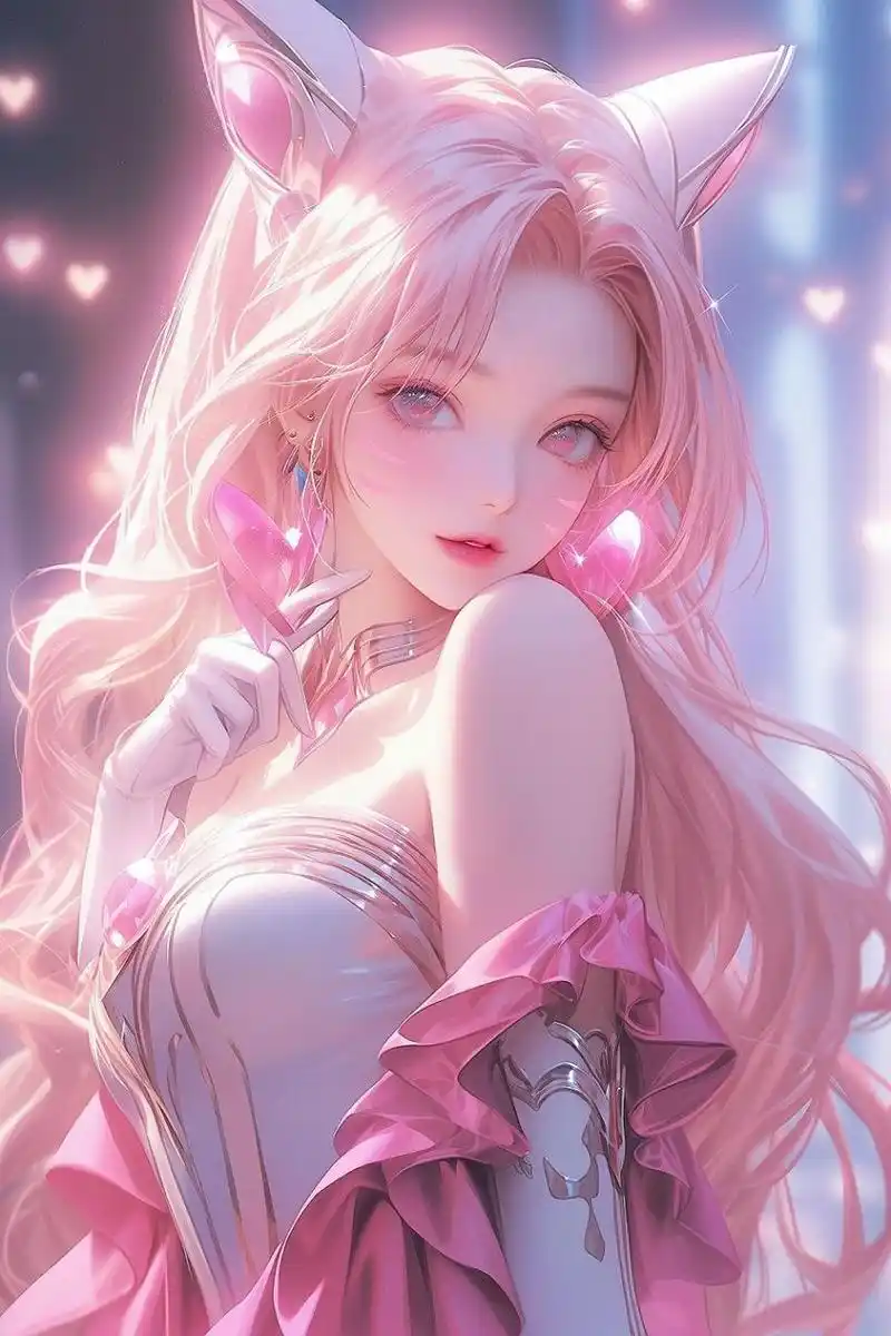 手游头像93甜心教主 kda女团阿狸美少女插画