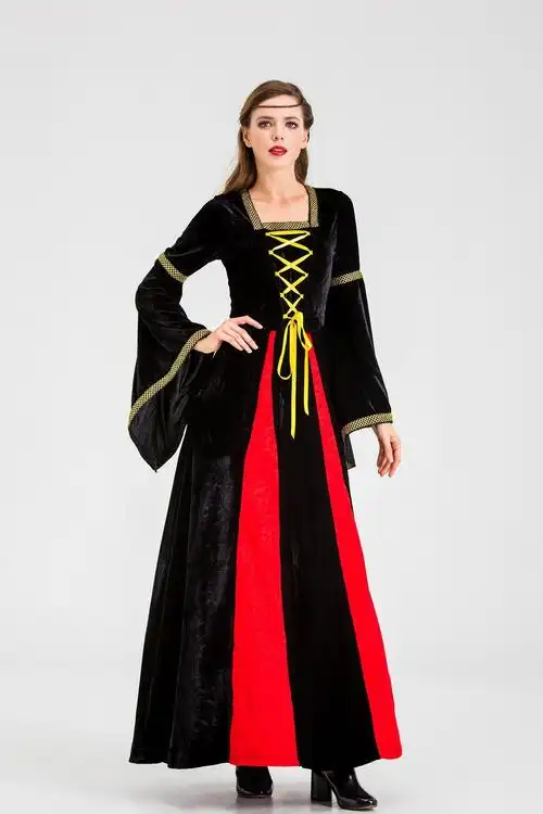 英国复古宫廷装夜店女王装万圣节服装演出服影视节目拍摄服装