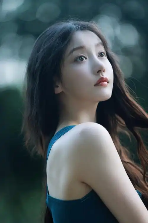 姜贞羽森系写真氧气富人